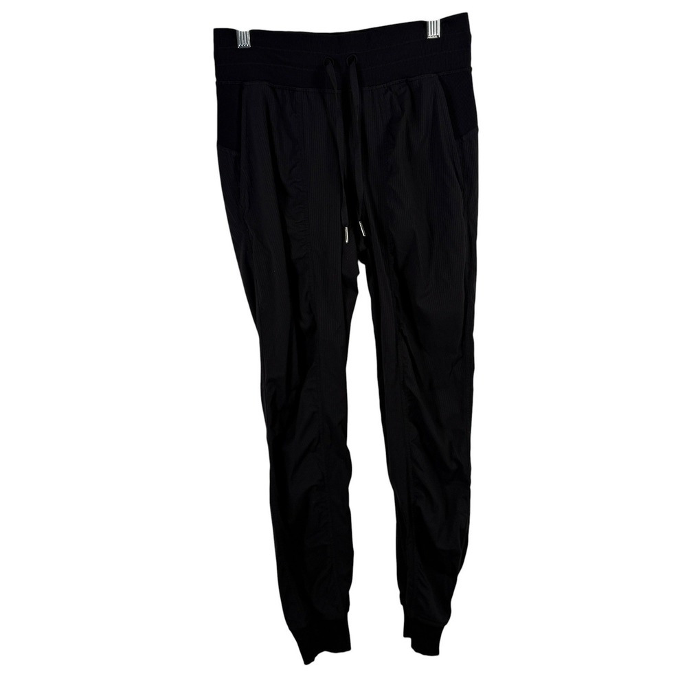 Lululemon Dance Studio Mid Rise Jogger Full Length Black Commuter Travel Women 4 - Picture 2 of 7